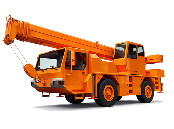 Guindaste autopropelido para construção civil